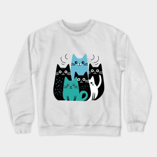 Meow Mingle Crewneck Sweatshirt